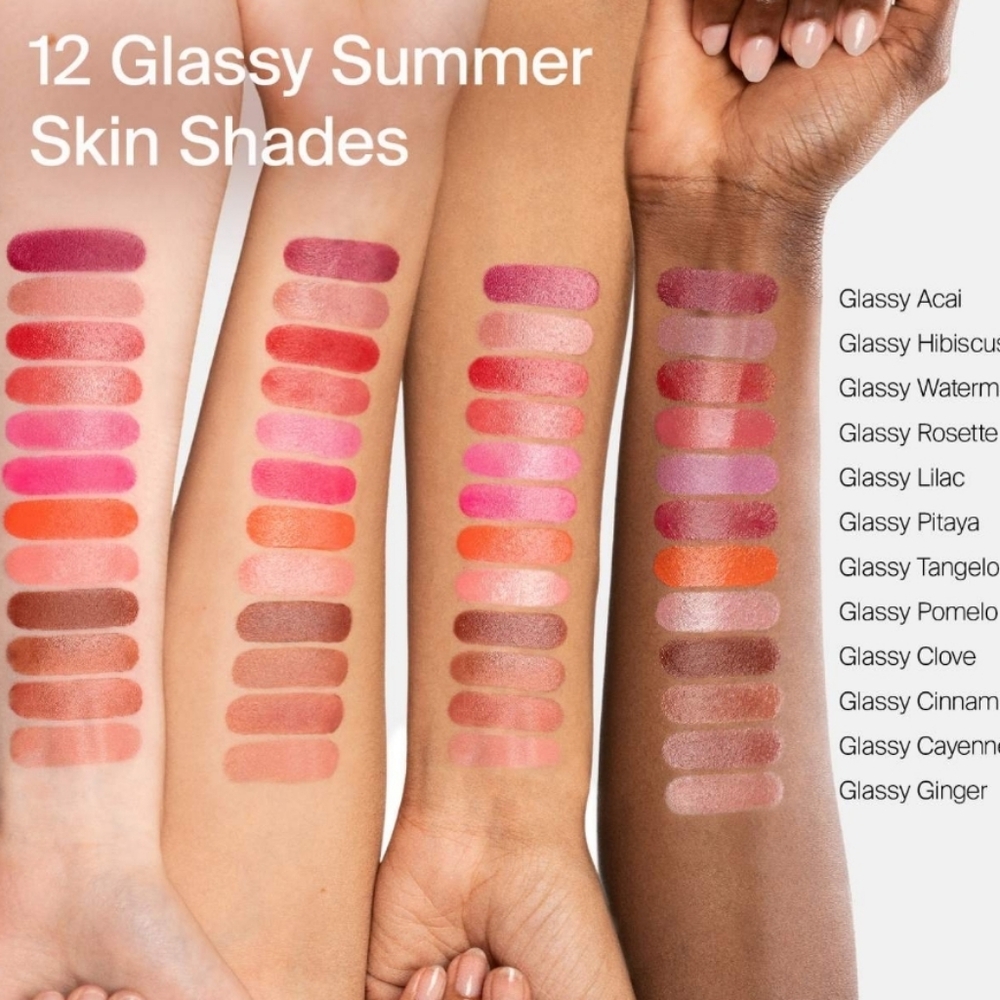 NIB HAUS LABS COLOR FUSE GLASSY BLUSH BALM IN GLOSSY ROSETTE - Picture 8 of 14